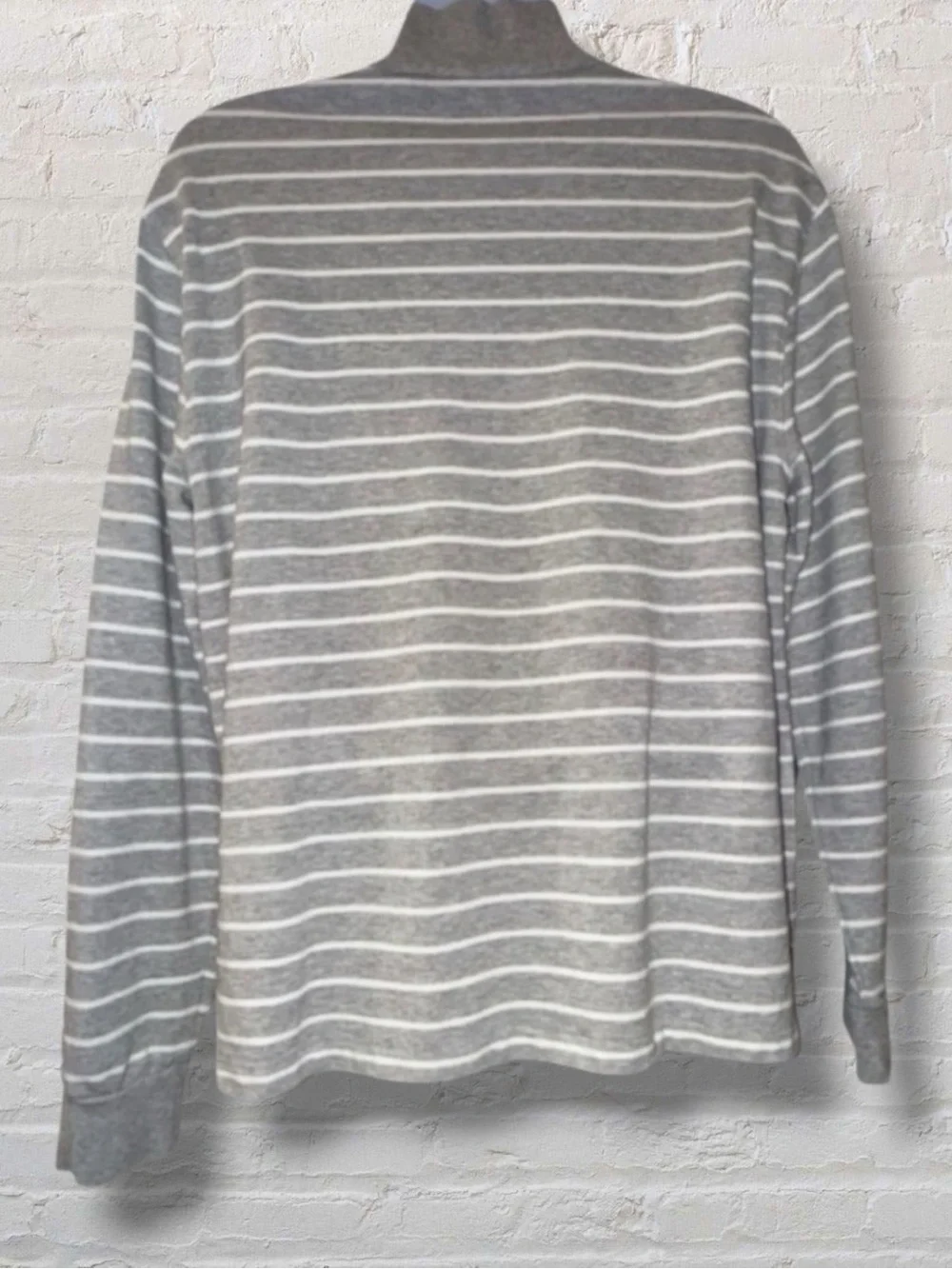 Polo Golf Ralph Lauren XL Gray Striped Wildfire Quarter Zip Water-Repellent